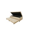 Ver imagem 1 de Cama Box Baú Solteiro com Auxiliar Conjugada | Blindada | Pistão a Gás | Suporta até 200kg | 188x88x