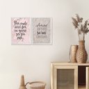 Ver imagem 3 de Kit 2 Quadros Decorativos Quarto Casal Amor Frases