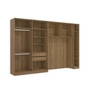 Ver imagem 7 de Quarto Modulado Adapt 9 Portas 2 Gavetas MDP 349cm Nogueira