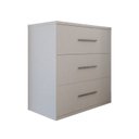 Ver imagem 2 de Cômoda 3 Gavetas 8812 Branco
