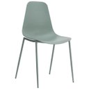 Ver imagem 1 de Cadeira Modus em Polipropileno com Estrutura em Aço:verde Aloe