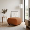 Ver imagem 1 de Puff Decorativo para Sala Orgânico Nara 60 cm Base Fixa Bouclê Ted D03 - D'Rossi