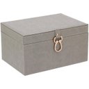 Ver imagem 3 de HOME&CO VÊNUS CAIXA ORGANIZADORA SINTÉTICO BEGE 2PÇ