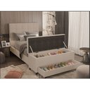 Ver imagem 1 de Puff Baú Sapateira Solteiro 88x50x48cm Móveis Digital