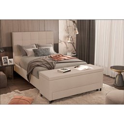 Puff Baú Sapateira Solteiro 88x50x48cm Móveis Digital - 4 Puff Baú Sapateira Solteiro 88x50x48cm Móveis Digital - 4