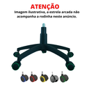 Ver imagem 6 de Kit C/05 Rodizio Semi Silicone Pu 55mm Verde/pr