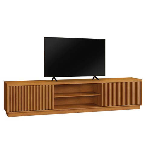 Rack Ripado para TV até 85 Polegadas 100% MDF 220cm 2 Portas Valência