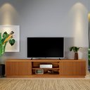 Ver imagem 1 de Rack para TV até 85 Polegadas 100% MDF Ripado 2 Portas Valência