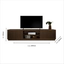 Ver imagem 3 de Rack Valencia 2 Portas para TV de até 75 Polegadas Mavaular