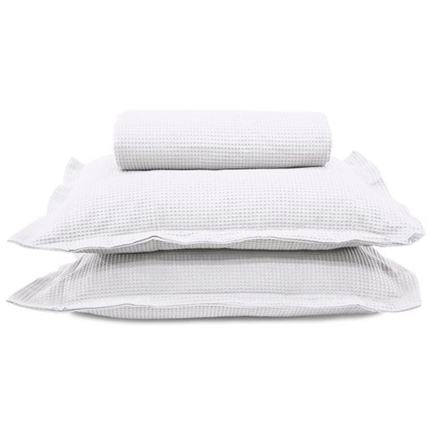 Kit Colcha Casal Döhler Piquet Branco