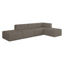 Ver imagem 1 de Sofá Modulado 5 Lugares 308cm Espuma D33 Multimóveis Cr45358 Bege Escuro