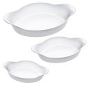 Ver imagem 1 de Kit 3 Assadeira Oval Opaline Pmgtravessa Forma Vodro Forno