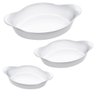 Kit 3 Assadeira Oval Opaline Pmgtravessa Forma Vodro Forno - 1
