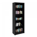Ver imagem 3 de Conjunto 3 Peças com 1 Mesa para Escritório em L, Estante Livreiro e 2 Portas Preto