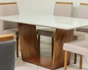 Ver imagem 2 de Mesa de Jantar Retangular Laminada - Atenas-2,0 x 0,90 metros - Art Salas