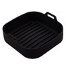 FORMA QUADRADA DE SILICONE PARA AIR FRYER PRETA 4886 - LYOR - 1
