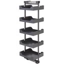 Ver imagem 1 de Prateleira de Armário 5 Bandejas 48x33x175cm Coluna Deslizante Organize Masutti