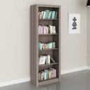 Ver imagem 3 de Conjunto 3 Peças com Escrivaninha em L, Estante Livreiro e Balcão para Escritório 3 Portas