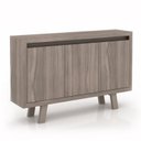 Ver imagem 7 de Conjunto 3 Peças com Escrivaninha em L, Estante Livreiro e Balcão para Escritório 3 Portas