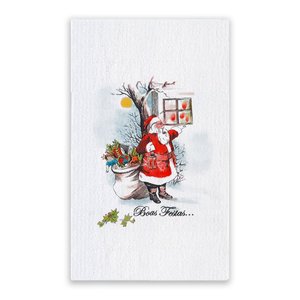Pano de Prato Natal Gigante Algodão 75cm X 52cm