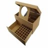 Caixa Mdf Maquiagem e Joias com Gaveta e Espelho Tam:30x19x18,5cm Cod:banh043 - 3