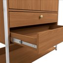 Ver imagem 5 de Armário Alto Kappesberg Li048-cnbr 2 Gavetas Canela/branco