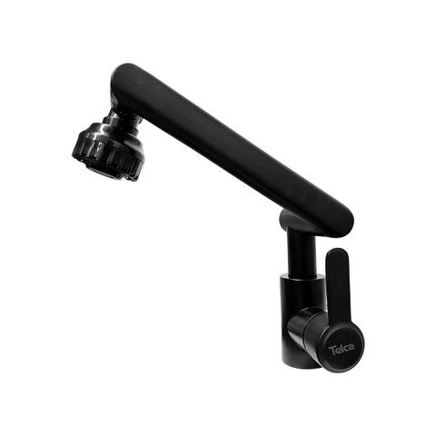 Torneira Misturador Lavatório Flex com Ducha Monocomando Preto
