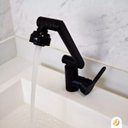 Ver imagem 4 de Torneira Misturador Lavatório Flex com Ducha Monocomando Preto