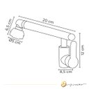 Ver imagem 7 de Torneira Misturador Lavatório Flex com Ducha Monocomando Preto