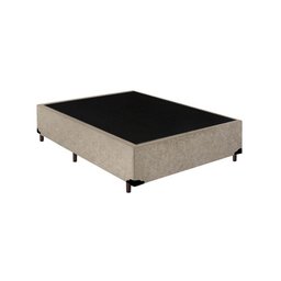 Cama Box Casal + Colchão Top Line Mola Bonnel Serra Negra 60x138x188 Cor:Suede Bege - 5