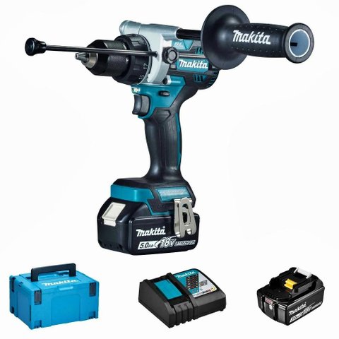 Parafusadeira Furadeira Bateria 18v Maleta Dhp486rtj Makita