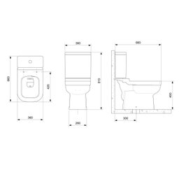 Kit Vaso Sanitário com Caixa Acoplada e Assento Soft Close Elite Celite - 9