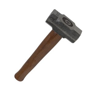 Marreta Premium Cabo de Madeira Envernizado Cunha Aço 2kg Minasul