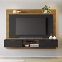 Ver imagem 1 de Painel para TV até 65 Polegadas 205cmx164cm 2 Portas Basculante 1 Prateleira Nt 1205 Notável Móveis