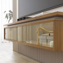 Ver imagem 4 de Painel para TV até 65 Polegadas 2 Portas em Vidro 1 Prateleira NT 1200 Notável Móveis