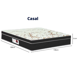 Colchão Casal Serra Negra Mônaco One Face Espuma D45 138x188x25 - 3