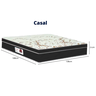 Colchão Casal Serra Negra Mônaco One Face Espuma D45 138x188x25 - 3