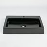 Cuba de Apoio Mármore Sintético Paris Preto Fosco Móveis Bosi - 2