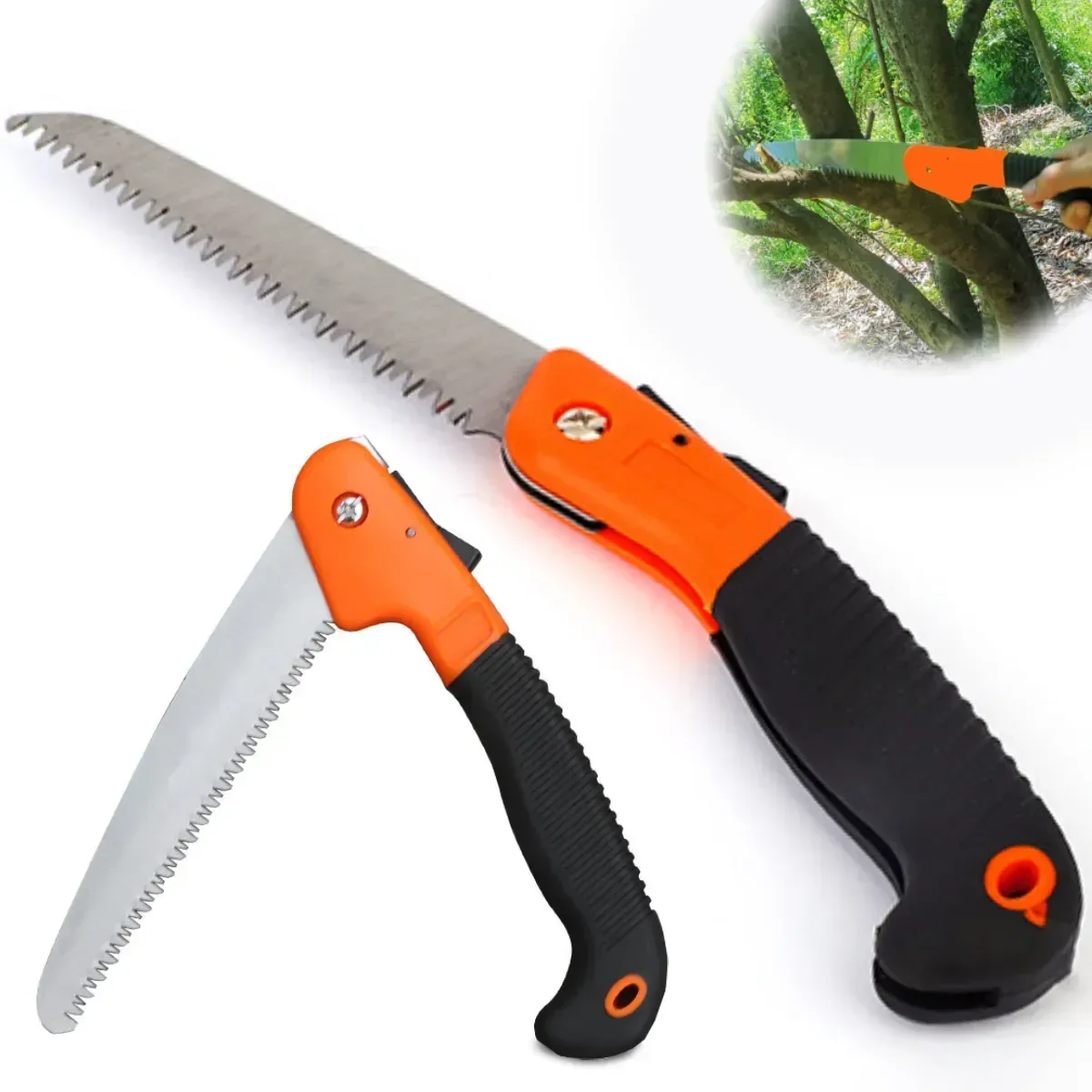 Serrote Dobrável para Jardim com Cabo Emborrachado Re147 Snel Ferramentas - 2