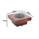 Ver imagem 4 de Lareira Ecológica de Mesa a Álcool Dom Móveis Marrom