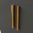 Ver imagem 7 de Guarda Roupa Casal Modulado com Espelho e Cabeceira 100% MDF Imperial Yescasa Cinamomo/Chumbo