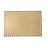 Kit 10 Base Retangular 20x30 Cm Mdf Cru para Cesto Crochê Fio de Malha - 3