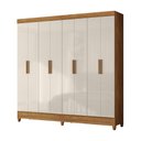 Ver imagem 2 de Guarda-roupa Marajó Paris 8 Portas 2 Gavetas Moval