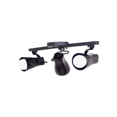 Spot Trilho Triplo Alpha 3 Sobrepor Direcionável E27