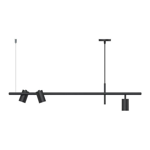 Lustre Pendente Taschibra Barão Gz10 Bivolt Preto 02110293-18