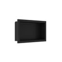 Ver imagem 2 de Nicho para Banheiro Mármore Sintético 63x10x33cm Preto/Fosco
