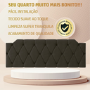 Ver imagem 5 de Cabeceira Estofada Kelly Dobrável Box Casal 1,40cm Suede- Marrom