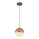 Ver imagem 4 de Lustre Pendente Nordecor Rezi 2932 18cm Cobre / Dourado Brilho Led Bivolt