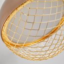 Ver imagem 2 de Lustre Pendente Nordecor Rezi 2932 18cm Cobre / Dourado Brilho Led Bivolt