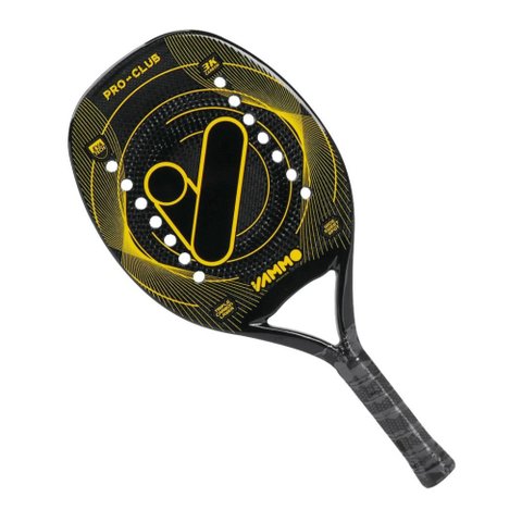 Raquete De Beach Tennis Vammo Pro Club Preta